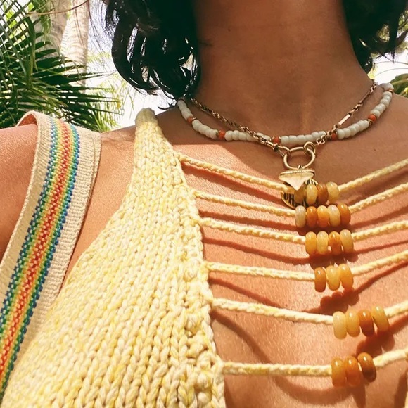 DANNIJO Vedra Beaded Necklace NWT - Picture 7 of 11